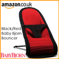 Black Red BabyBjorn Bouncer